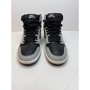 Nike Air Jordan 1 Retro High OG Shadow 2.0 Size 8 Men's Sneaker Shoes Black Grey